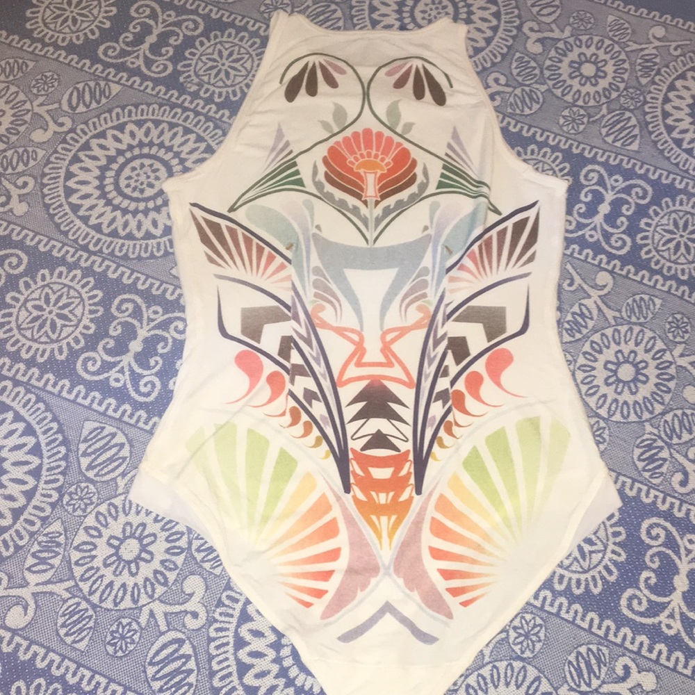 KIT AND ACE High Neck Contour Bodysuit Size 4